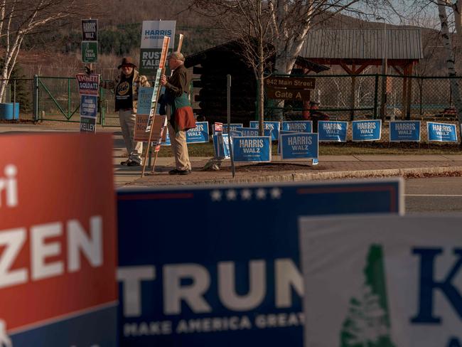 Americans casting their ballots in Berlin, New Hampshire. Picture: Getty Images via AFP