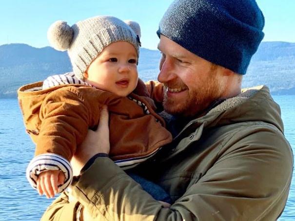 Prince Harry and baby Archie in Canada. Picture: Instagram