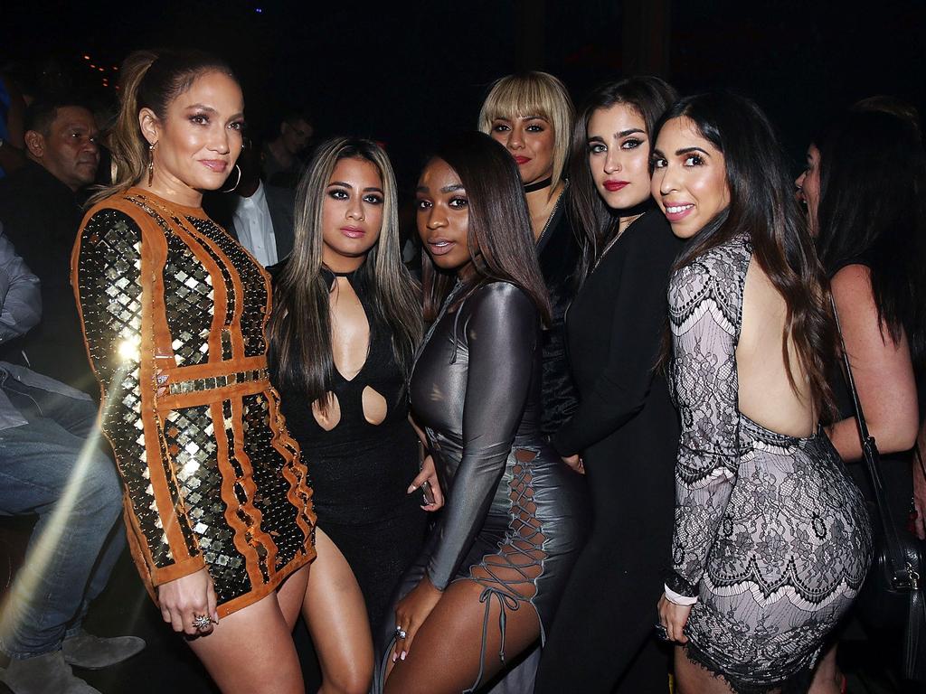 Jennifer Lopez and Fifth Harmony attend Epic Summer After Party Hosted By DJ Khaled at Marquee in New York City. Picture: Getty