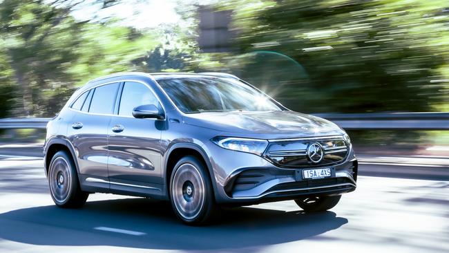 The Mercedes-Benz EQA is essentially the same price as its petrol sibling.