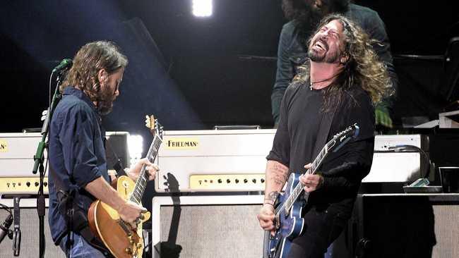 Dave Grohl  of Foo Fighters performs during  I Am The Highway: A Tribute to Chris Cornell  in Inglewood, California. Picture: Chris Pizzello