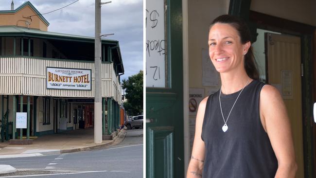 IT'S OFFICIAL: The Burnett Hotel in Gayndah has been officially bought by its newest publican Nichole Scott. Picture: Sam Turner