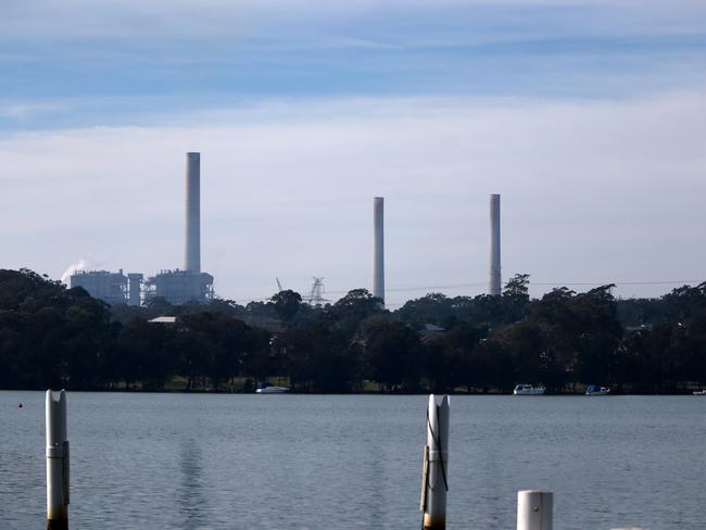 Vales Point power station at Lake Macquarie. Picture: AAP’s Ashley Feder