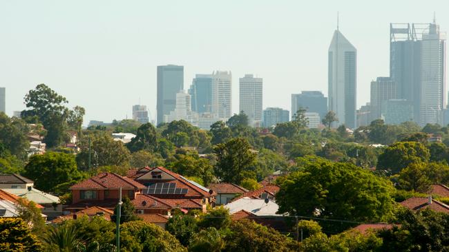 Perth is home to Australia’s hottest property market. Picture: Alamy