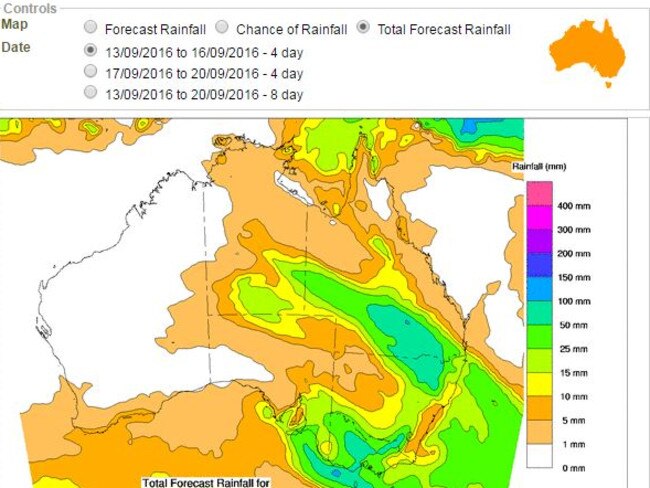 It’s going to be a wet week in Sydney, and across most of the east coast.