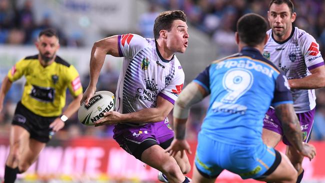 Brodie Croft was solid for the Storm in their win on the Gold Coast. Picture: AAP