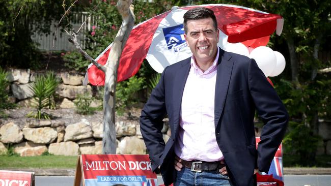 Former Brisbane City Councilor Milton Dick is now campaigning to win a seat in federal parliament. Picture: Chris McCormack