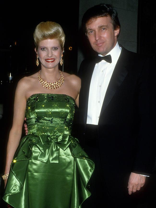 Ivana Trump and Donald Trump circa 1987 in New York City. Picture: Getty