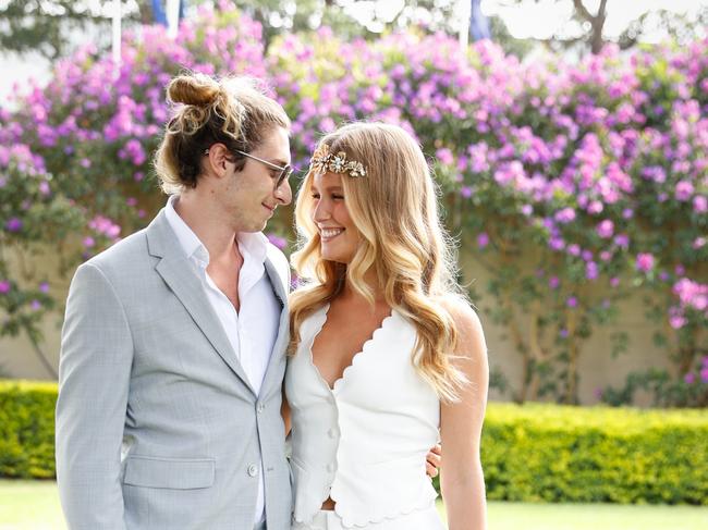 Ben Sosne and Sailor Brinkley Cook. Picture: Getty