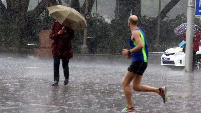 Low blow: As another low hit Sydney today, forecasters warned to prepare for wet spells all the way through to November Picture: Ross Schultz