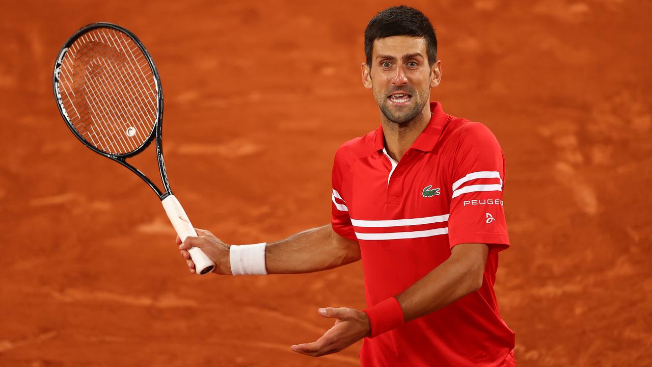 Novak Djokovic lost his cool.