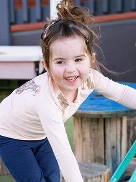 Charlotte Smithers, 3, died after her mum's car reversed into her outside a childcare centre in Epping on October 14. Picture: Supplied