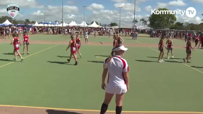 Replay: Netball Queensland Junior State Age Titles Day 1 - Redlands 12A v Western Districts White (U12)