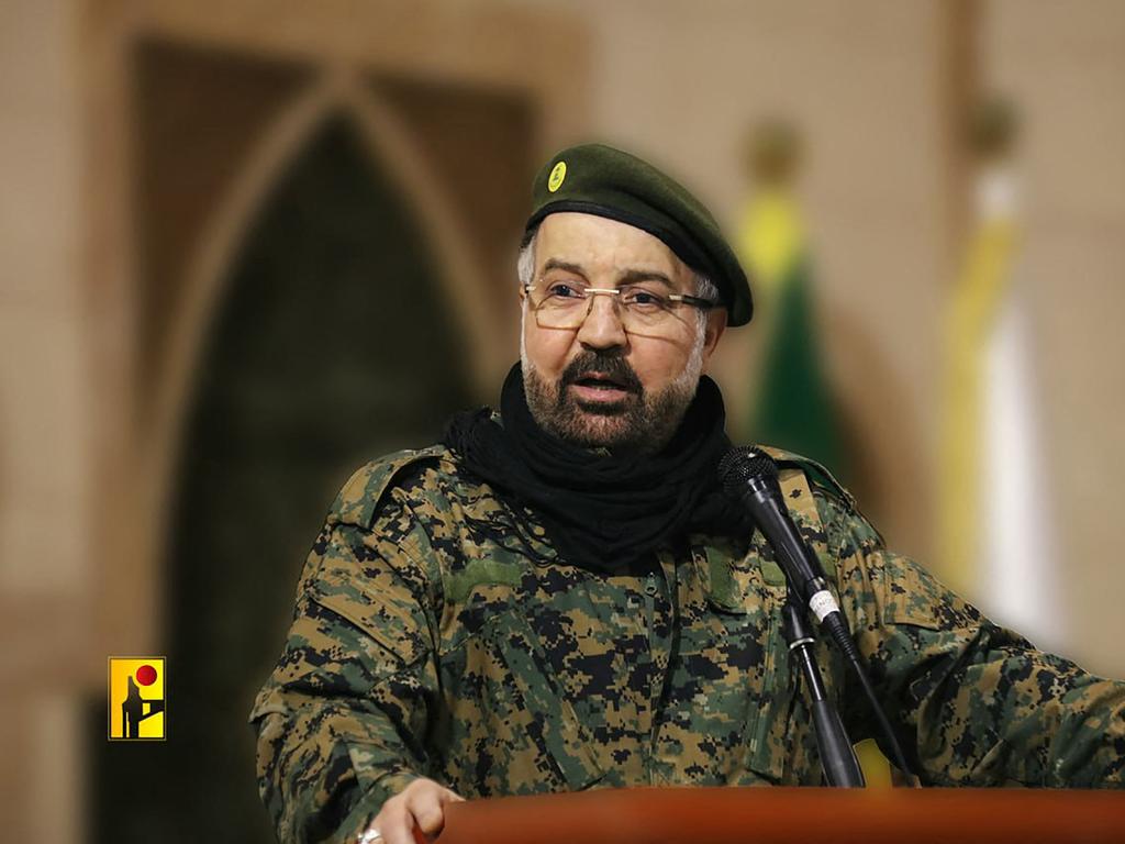 Top Hezbollah commander Fuad Shukr. Picture: AFP