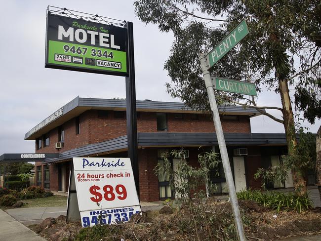 The Parkside Inn Motel. Picture: Hamish Blair
