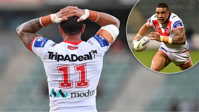 Tyson Frizell's Dragons career is almost over.