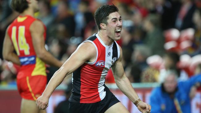 St Kilda’s win over Gold Coast was just the sixth time this season a team has come from behind at three-quarter time to win. Picture: Getty Images