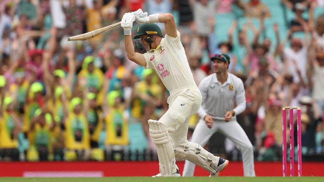 Marnus Labuschagne added another half century to his name. Picture: Mark Kolbe/Getty