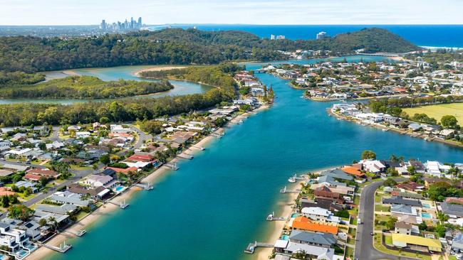 Palm Beach – where a five bedroom waterfront home at 2/9 Diplacus Drive goes to auction at noon on Sunday Feb 26 – has been Qld’s strongest 10-year performer.