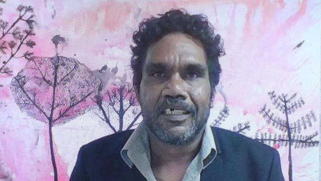 Archibald Prize winner Vincent Namatjira. Picture: Britta Campion