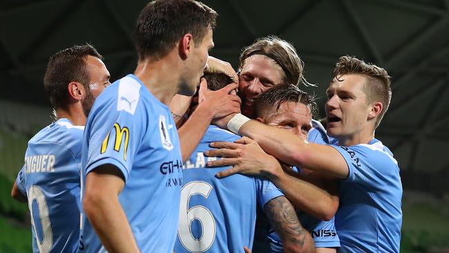 It was job done for Melbourne City. Photo: Kelly Defina/Getty Images