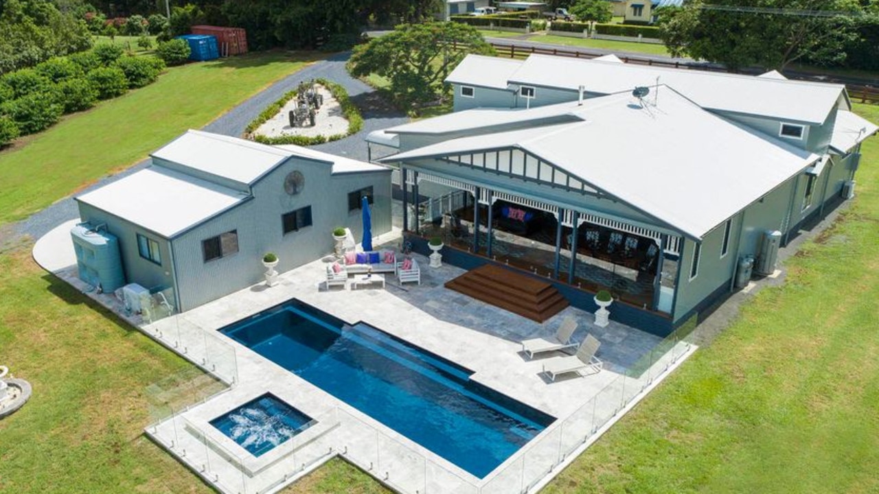 This estate is home to 2000 macadamia trees and 550 custard apple trees. Picture: Supplied