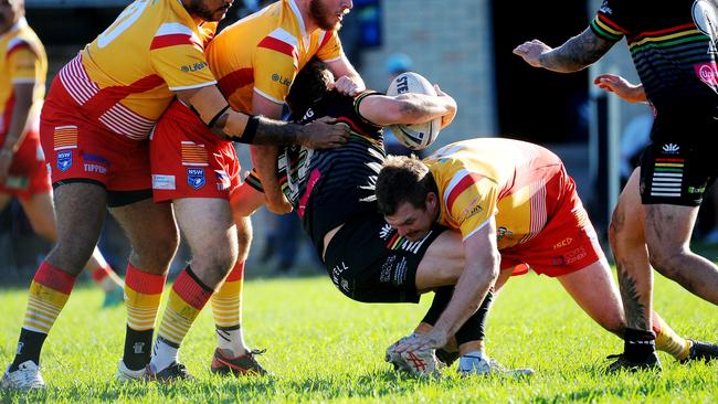 Sawtell Panthers vs Coffs Harbour Comets in round five of the 2024 Group 2 Rugby League competition at Rex Hardaker Oval on May 19, 2024. Picture: Leigh Jensen