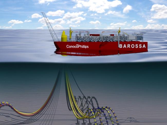 The Barossa joint venturers are ConocoPhillips Australia Barossa Pty Ltd (operator, 37.5%), SK E&S Australia Pty Ltd (37.5%) and Santos Offshore Pty Ltd (25.0%). The offshore development area encompasses petroleum retention lease NT/RL5 and potential future phased development in the smaller Caldita Field to the south in retention lease NT/RL6. Gas would be exported to Darwin LNG via a new export pipeline tied into the existing Bayu-Darwin Pipeline, subject to agreement with the infrastructure owners.Supplied