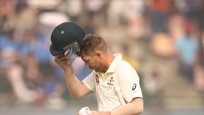 Cricket Australia have confirmed David Warner is being sent home, with no plans to bring him back for the remainder of the Indian tour. Picture: Getty Images.