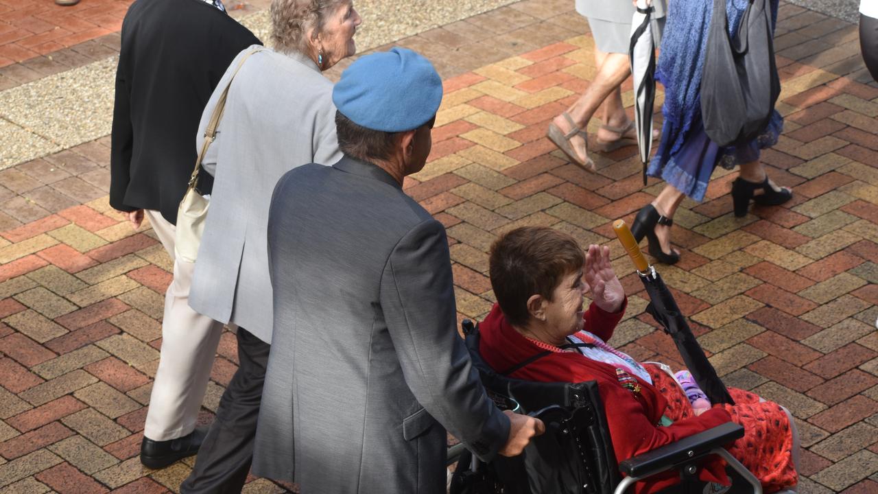 Scenes from the Bundaberg Civic Service.