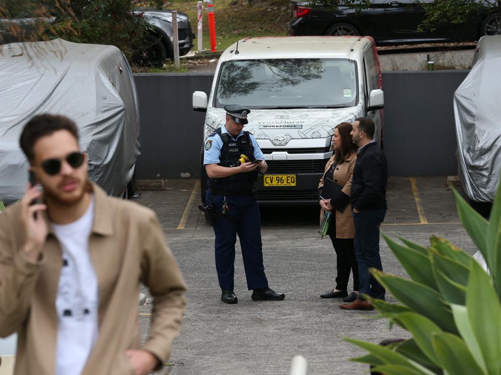 Protestors have begun to gather outside Kiis FM headquarters in North Ryde to protest against comments Kyle Sandilands made about Christians and the Virgin Mary. Picture: David Swift.