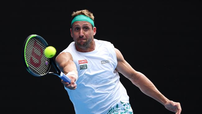 Sandgren produced some of the best tennis of his career – but fell short with the finish line in sight. Picture: Getty