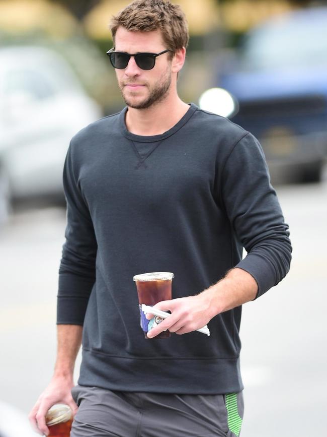 Hemsworth has been seen several times without his wedding ring ever since. This time was on July 8 in California. Picture: Hollywood To You/BACKGRID