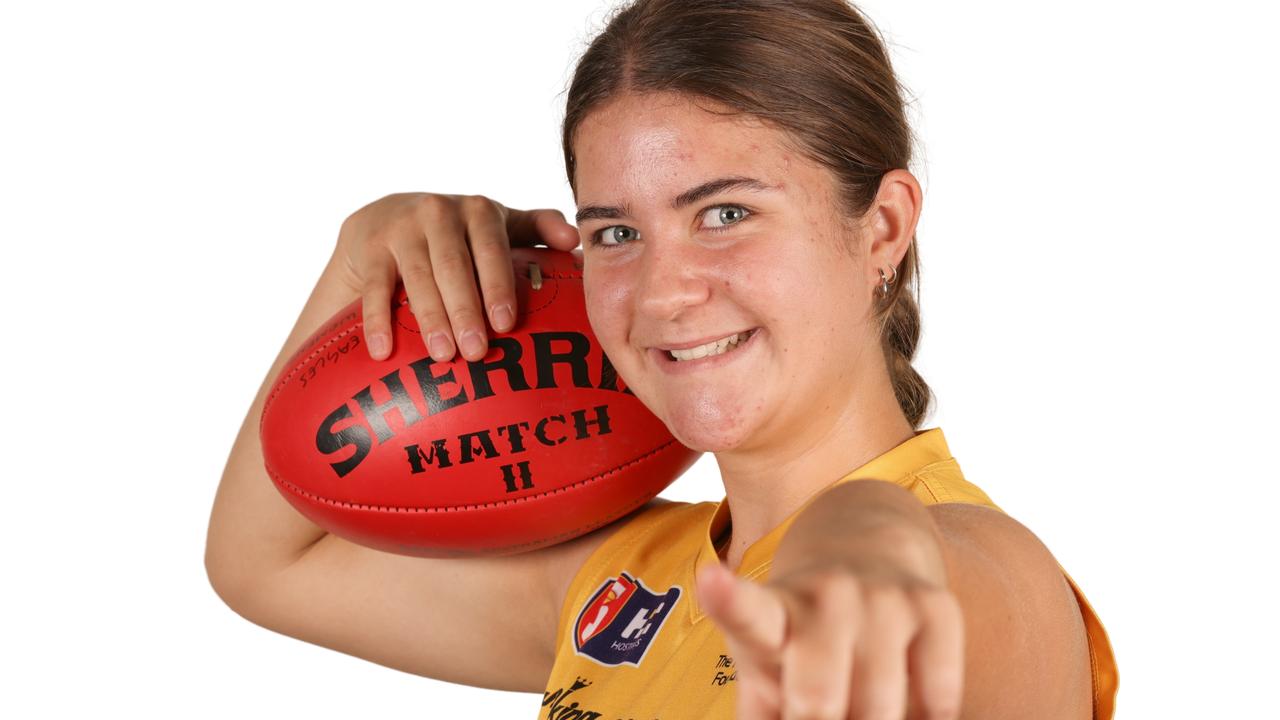 Woodville-West Torrens’ Lucy Moore. Picture: Cory Sutton