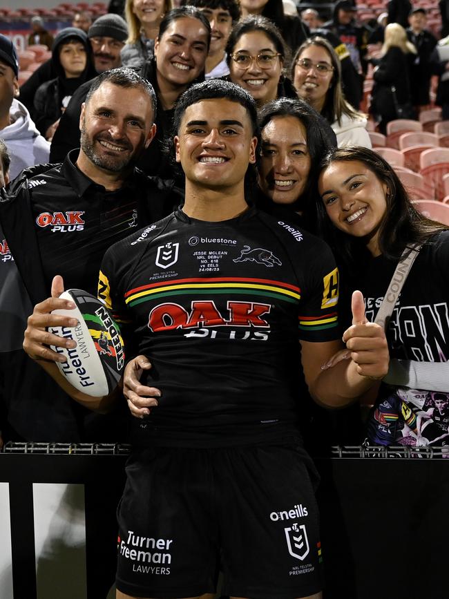 Teenage sensation Jesse McLean. Credit: NRL Images.