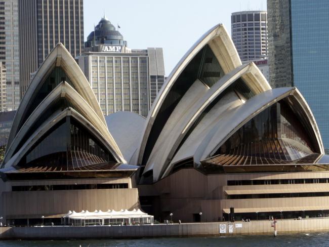 Generic pic of the city skyline and the Opera House in Sydney.