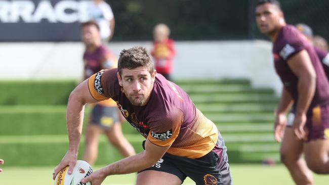 The Broncos NRL training. Andrew McCullough.Pic Annette Dew