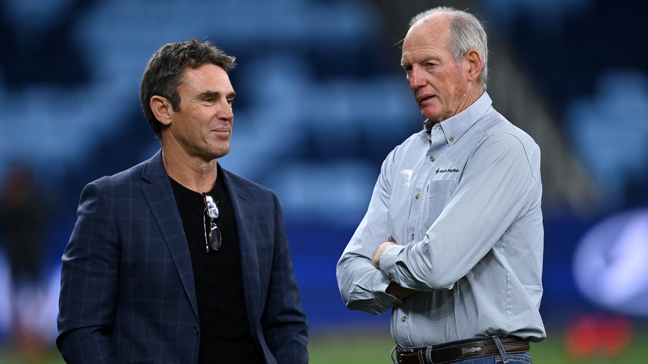 Wayne Bennett and Brad Fittler. NRL PHOTOS.