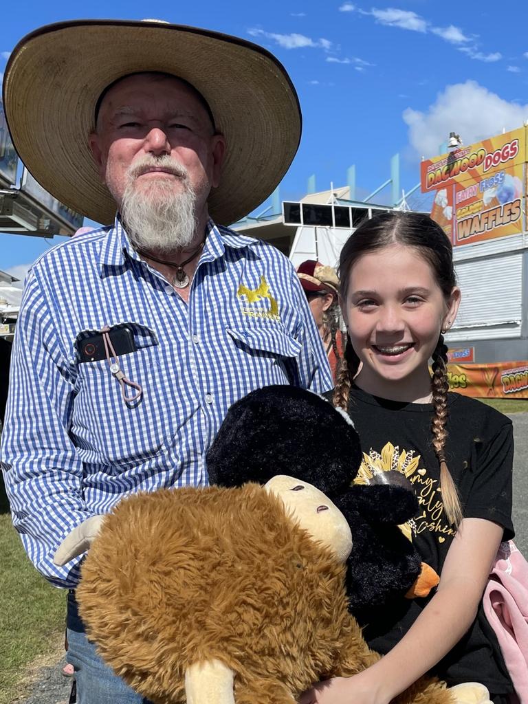 L-R: Steve and Sophie at the Gympie Show 2025.