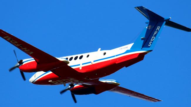 Royal Flying Doctor Service flight pictured taking off from the Brisbane Domestic Airport. Picture David Clark Photography