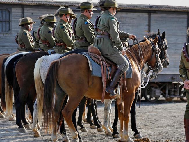 The battle has been described as one of Australia’s last great cavalry charges. Picture: AFP