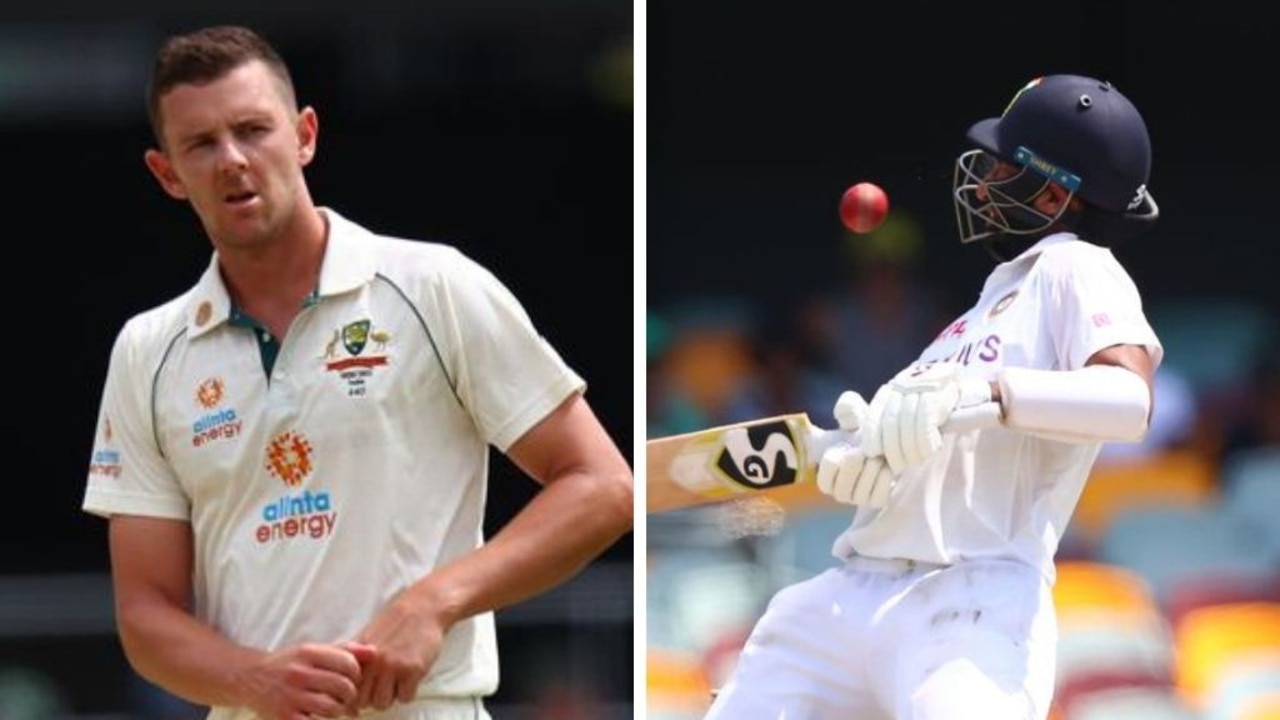 Josh Hazlewood came under fire.