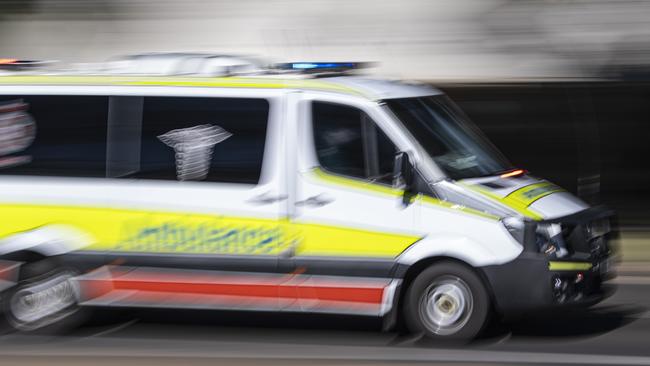 Emergency services rushed to a Whitsunday suburb last night after two-vehicles crashed, injuring two. Picture: Kevin Farmer