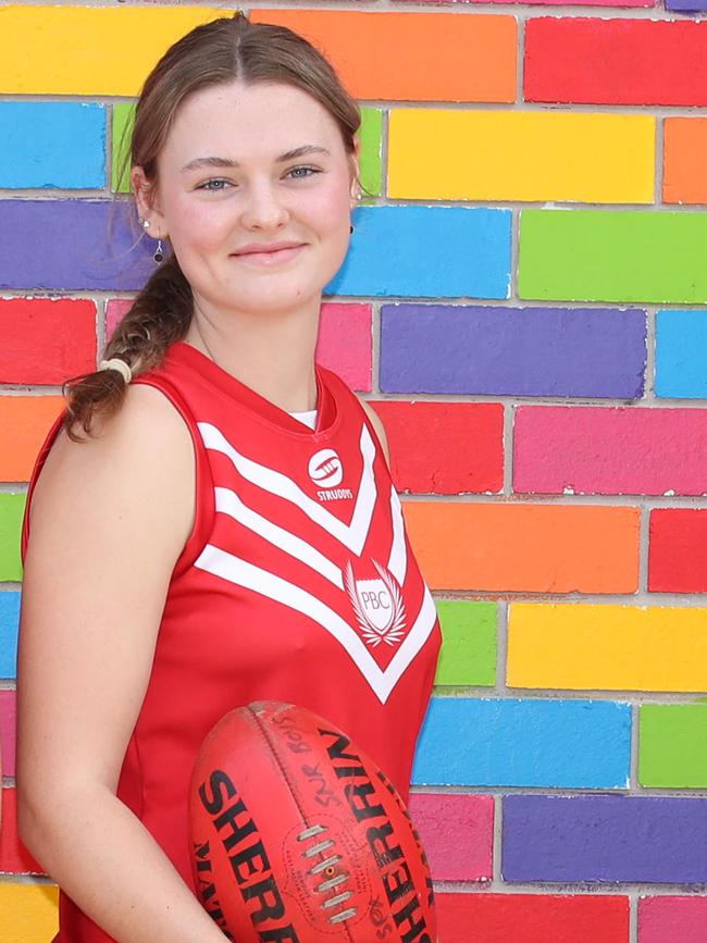 Izzy Boucher earlier in her sporting life at PBC SHS. Picture Glenn Hampson