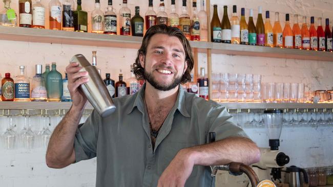 Chris Wood at Nauti Buoy in Henley Beach. Picture: Kelly Barnes