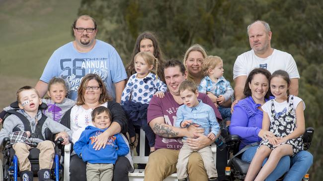 Families hear the news kids who need cannabis to help with chronic illness will gain access. Picture: Jason Edwards