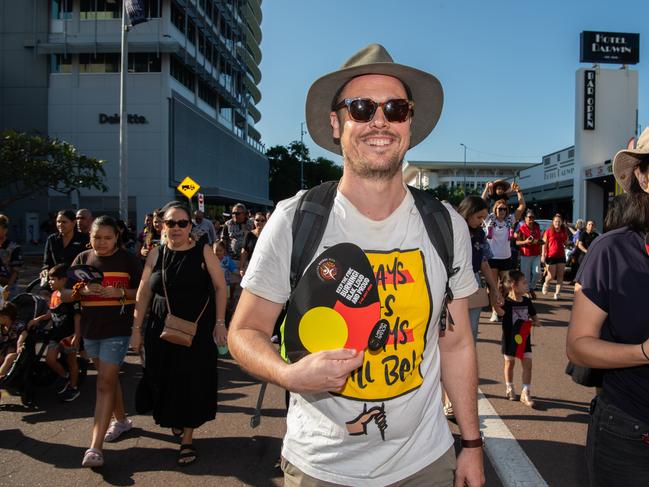 NAIDOC march, 2024. The theme this year is 'Keep the fire burning: Blak, loud and proud'. Picture: Pema Tamang Pakhrin