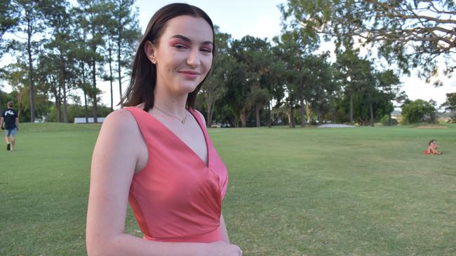 Shanae McMenamin at the Pioneer State High School formal at the Mackay Golf Course on Friday November 20. Picture: Zizi Averill