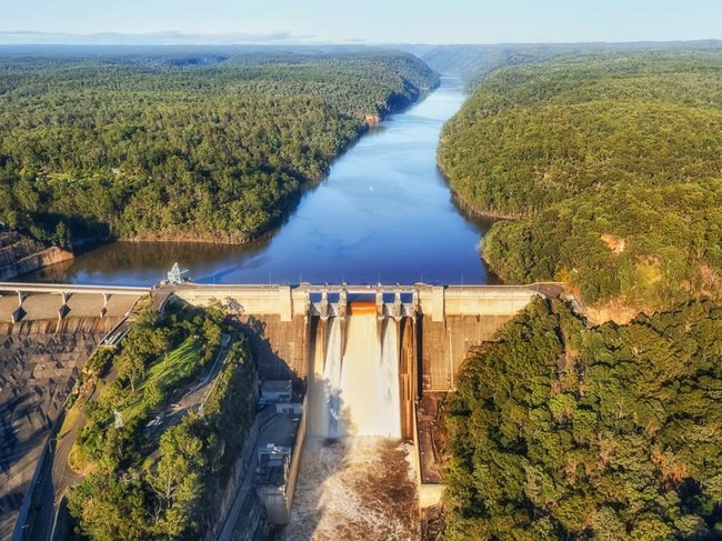 Warragamba Dam was built when the population was two million. Picture: Supplied