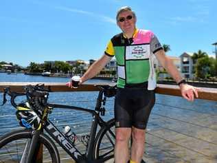 Grant Bishop at Kawana for the Memorial Ride for the late Cam Frewer. Picture: John McCutcheon